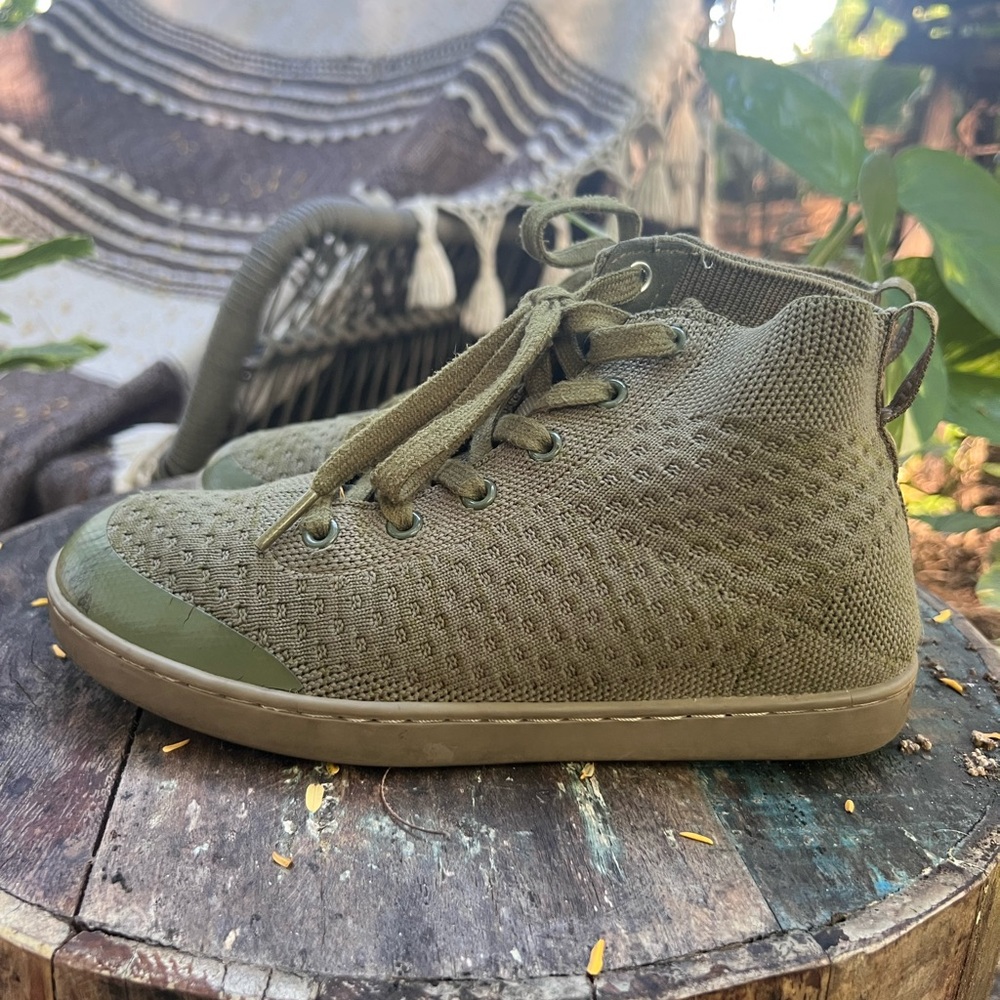 Suavs Olive Green Women's Sneakers Very Breathable size 6 - Picture 4 of 9